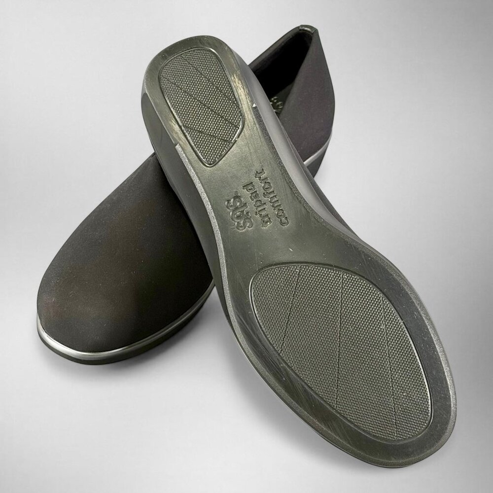 SAS Nancy Tripad Comfort Slip On Shoes Black Comfort Walking